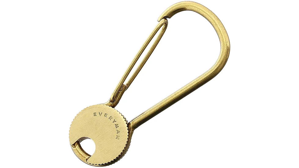 Everyman Cowan Carabiner Brass EMCCBR