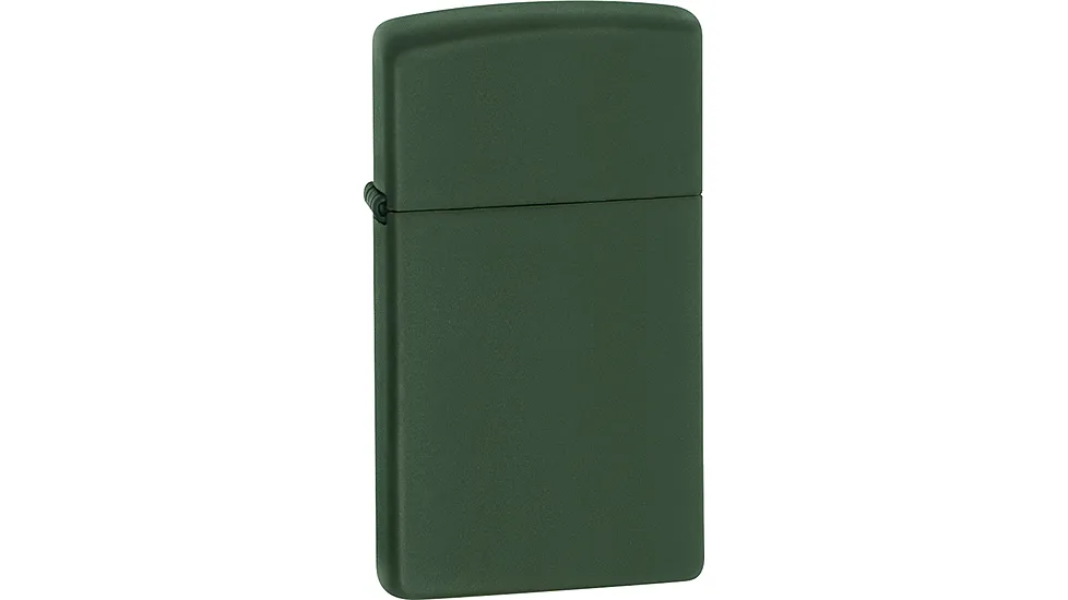 Zippo Slim Lighter Matte Green