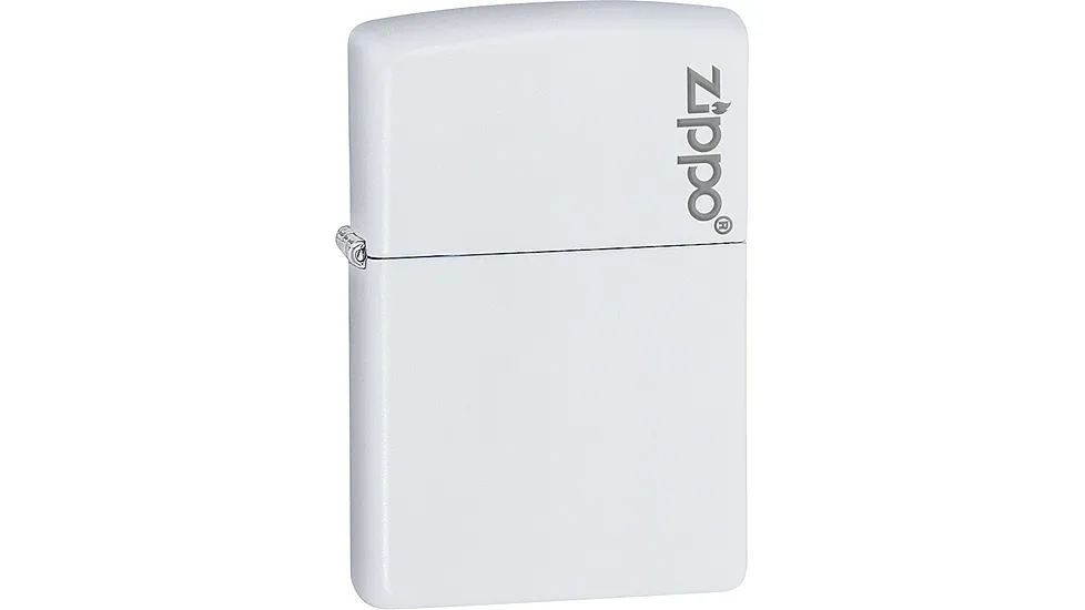 Zippo White Matte W/Zippo Lighter