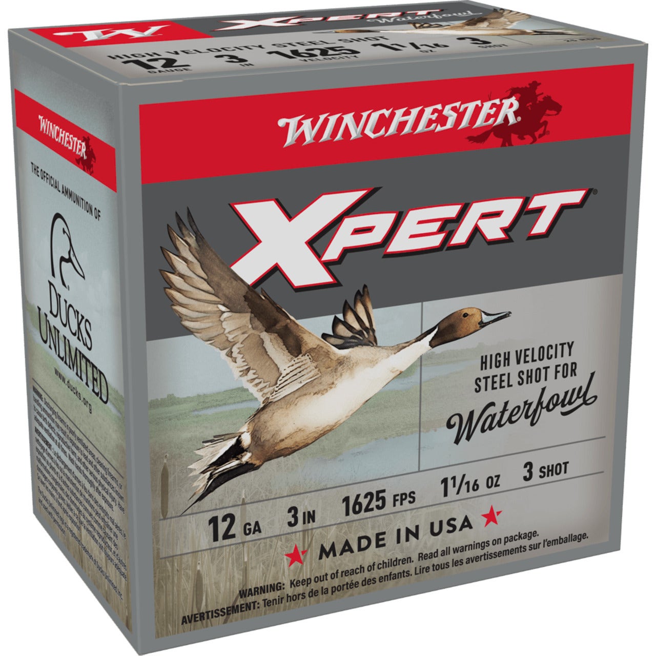 Winchester Xpert Waterfowl 12 Gauge 3" #3 Shot 1 1/16 oz 25 Rounds
