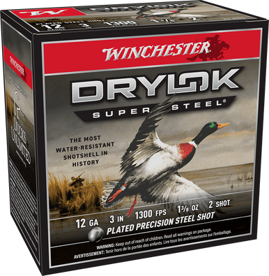 Winchester Ammo Drylock 12 Gauge 3" 1-3/8 oz 2 Shot
